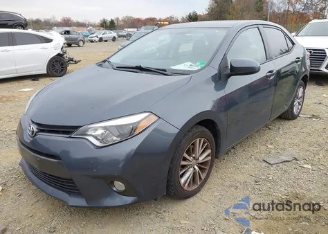 2015 Toyota Corolla Le Plus from USA, damaged, VIN 2T1BURHE5FC384180